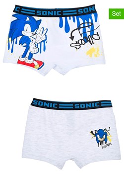 Sonic Bokserki (2 pary) &quot;Sonic&quot; w kolorze białym ze sklepu Limango Polska w kategorii Majtki dziecięce - zdjęcie 185652356