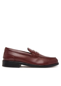 Mokasyny Clarks CraftJames Lo 26183358 Bordowy ze sklepu eobuwie.pl w kategorii Mokasyny męskie - zdjęcie 185653148