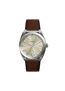 Zegarek Fossil Everett FS6071 Brązowy ze sklepu eobuwie.pl w kategorii Zegarki - zdjęcie 185653205