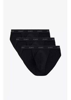 Atlantic 3-pack slipy męskie tanga 3BMP-1582-CZARNY, Kolor czarny, Rozmiar XL, ATLANTIC ze sklepu Primodo w kategorii Majtki damskie - zdjęcie 185654446