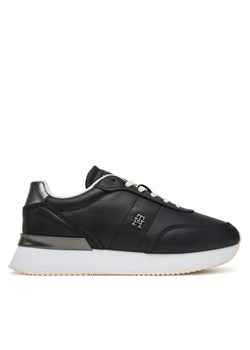 Sneakersy Tommy Hilfiger Chic Fashion Runner FW0FW08695 Czarny ze sklepu eobuwie.pl w kategorii Buty sportowe damskie - zdjęcie 185655898