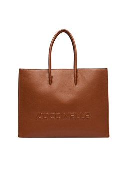 Torebka Coccinelle QBB Coccinllemyrtha Maxi Log E1 QBB 18 01 01 Brązowy ze sklepu eobuwie.pl w kategorii Torby Shopper bag - zdjęcie 185655899
