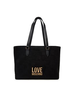 Torebka LOVE MOSCHINO JC4123PP0NKB100A Czarny ze sklepu eobuwie.pl w kategorii Torby Shopper bag - zdjęcie 185655907