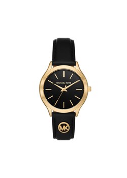 Zegarek Michael Kors Slim Runway MK7553 Czarny ze sklepu eobuwie.pl w kategorii Zegarki - zdjęcie 185655998