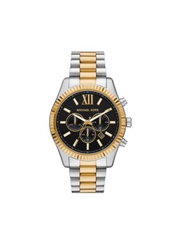 Zegarek Michael Kors Lexington Mens Chronograph MK9207 Srebrny ze sklepu eobuwie.pl w kategorii Zegarki - zdjęcie 185656086