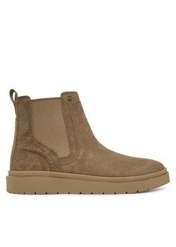 Sztyblety Clarks Polden Easy 26183407 Beżowy ze sklepu eobuwie.pl w kategorii Buty zimowe męskie - zdjęcie 185656106