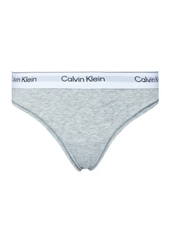 Calvin Klein Underwear Stringi LV00QF8518 Szary ze sklepu MODIVO w kategorii Majtki damskie - zdjęcie 185659129
