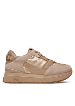 Liu Jo Sneakersy Maxi Wonder 91 BF5005 PX522 Beżowy ze sklepu MODIVO w kategorii Buty sportowe damskie - zdjęcie 185659147
