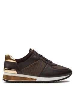 MICHAEL Michael Kors Sneakersy Allie Wrap Trainer 43R6ALFP2B Brązowy ze sklepu MODIVO w kategorii Buty sportowe damskie - zdjęcie 185659268