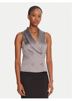 Rinascimento Kamizelka garniturowa CFC0124958003 Beżowy Slim Fit ze sklepu MODIVO w kategorii Kamizelki damskie - zdjęcie 185659428