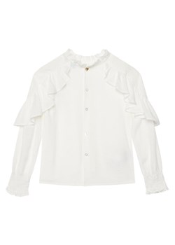 Abel & Lula Bluzka 5615 Biały Regular Fit ze sklepu MODIVO w kategorii Bluzki dziewczęce - zdjęcie 185659479