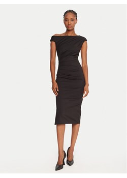 Rinascimento Sukienka koktajlowa CFC0125334003 Czarny Slim Fit ze sklepu MODIVO w kategorii Sukienki - zdjęcie 185659549