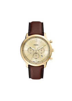 Fossil Zegarek Neutra Chronograph FS6113 Brązowy ze sklepu MODIVO w kategorii Zegarki - zdjęcie 185659557