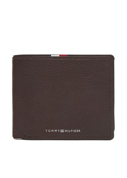 Tommy Hilfiger Duży Portfel Męski Th Corp Cc Flap & Coin AM0AM13741 Brązowy ze sklepu MODIVO w kategorii Portfele męskie - zdjęcie 185659566