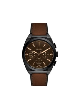 Fossil Zegarek Everett FS6108 Brązowy ze sklepu MODIVO w kategorii Zegarki - zdjęcie 185659568