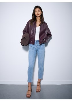 Mohito - Jeansy mom slim petite - niebieski ze sklepu Mohito w kategorii Jeansy damskie - zdjęcie 185661807