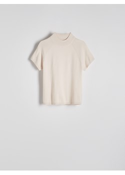 Reserved - Sweter z wiskozą - kremowy - id: ZR197-02X - marki Reserved - 185662147 Reserved - Sweter z wiskozą - kremowy ze sklepu Reserved w kategorii Swetry damskie - zdjęcie 185662147