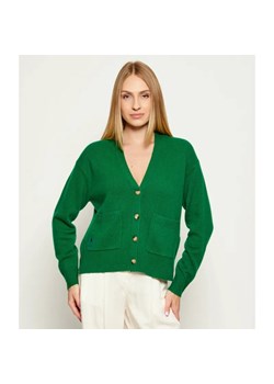POLO RALPH LAUREN Wełniany kardigan | Loose fit | z dodatkiem kaszmiru ze sklepu Gomez Fashion Store w kategorii Swetry damskie - zdjęcie 185662596