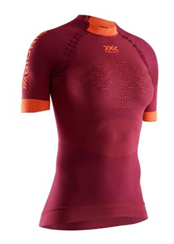 X-Bionic Koszulka w kolorze czerwonym do biegania ze sklepu Limango Polska w kategorii Bluzki damskie - zdjęcie 185663545