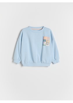 Reserved - Bluza oversize Król Lew - jasnoniebieski ze sklepu Reserved w kategorii Bluzy chłopięce - zdjęcie 185664047