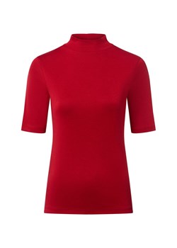 brookshire T-shirt damski Kobiety Dżersej bordowy jednolity ze sklepu vangraaf w kategorii Bluzki damskie - zdjęcie 185664409