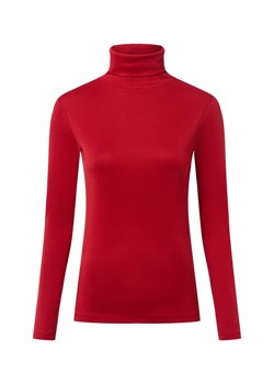 brookshire Damska koszulka z długim rękawem Kobiety Dżersej bordowy jednolity ze sklepu vangraaf w kategorii Bluzki damskie - zdjęcie 185664416