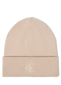 Calvin Klein Czapka damska Kobiety beżowy jednolity ze sklepu vangraaf w kategorii Czapki zimowe damskie - zdjęcie 185664445