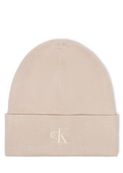 Calvin Klein Czapka damska Kobiety beżowy jednolity ze sklepu vangraaf w kategorii Czapki zimowe damskie - zdjęcie 185664447