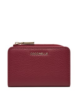 Mały Portfel Damski Coccinelle MW5 Metallic Soft E2 MW5 17 01 01 Bordowy ze sklepu eobuwie.pl w kategorii Portfele damskie - zdjęcie 185665226