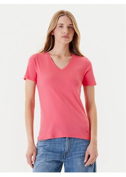 United Colors Of Benetton T-Shirt 3GA2E4230 Różowy Regular Fit ze sklepu MODIVO w kategorii Bluzki damskie - zdjęcie 185665739