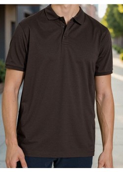 Sinsay - Koszulka polo - brązowy ze sklepu Sinsay w kategorii T-shirty męskie - zdjęcie 185666688