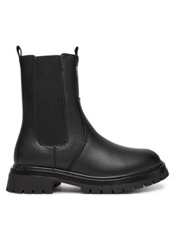 Botki Tommy Hilfiger T3A5-34016-1355999 D Czarny ze sklepu eobuwie.pl w kategorii Buty zimowe dziecięce - zdjęcie 185667709