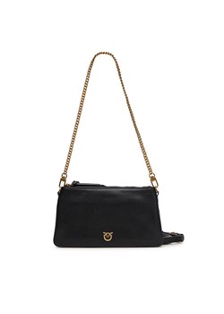 Torebka PINKO Double Mini Al 25-26 PLTT 105359 A0QO Czarny ze sklepu eobuwie.pl w kategorii Torebki damskie - zdjęcie 185667729