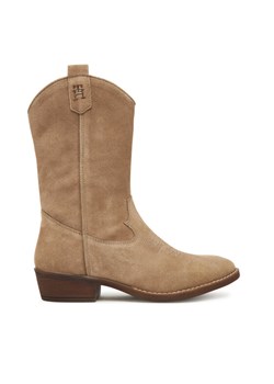 Kowbojki Tommy Hilfiger T3A6-34041-1429691 Brązowy ze sklepu eobuwie.pl w kategorii Buty zimowe dziecięce - zdjęcie 185667757