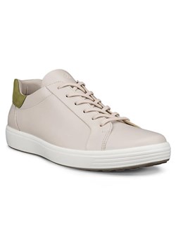 Ecco Skórzane sneakersy &quot;Soft 7 M&quot; w kolorze beżowym ze sklepu Limango Polska w kategorii Trampki męskie - zdjęcie 185669216