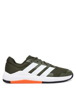Buty na siłownię adidas Dropset Base JR9305 Khaki ze sklepu eobuwie.pl w kategorii Buty sportowe męskie - zdjęcie 185669369