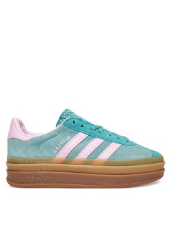 adidas Sneakersy Gazelle Bold JS3894 Turkusowy ze sklepu MODIVO w kategorii Buty sportowe damskie - zdjęcie 185669878