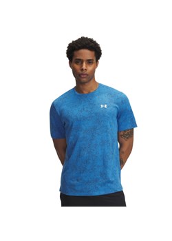 Męska koszulka treningowa Under Armour UA Tech Tee Pixelate - niebieska ze sklepu Sportstylestory.com w kategorii T-shirty męskie - zdjęcie 185670985