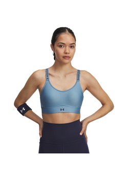 Biustonosz treningowy Under Armour UA Infinity Mid 2.0 Bra - niebieski ze sklepu Sportstylestory.com w kategorii Biustonosze - zdjęcie 185670997