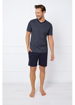 Piżama męska krótki rękaw, krótkie spodnie Gerard - id: AAF-MPZ-GERA-KKDG-04-1 - marki Italian Fashion - 185672157 Piżama męska krótki rękaw, krótkie spodnie Gerard ze sklepu italianfashion w kategorii Piżamy męskie - zdjęcie 185672157