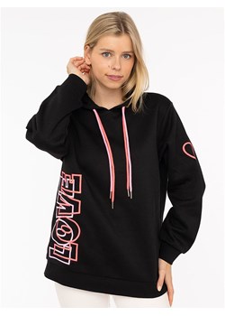 Zwillingsherz Bluza &quot;LOVE 2.0&quot; w kolorze czarnym ze sklepu Limango Polska w kategorii Bluzy damskie - zdjęcie 185674027