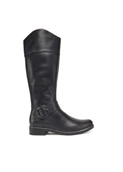 Oficerki Caprice 9-25517-45 Czarny ze sklepu eobuwie.pl w kategorii Kozaki damskie - zdjęcie 185674985