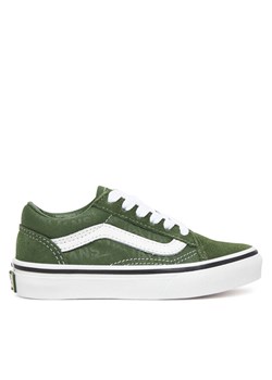 Tenisówki Vans Old Skool VN000E9RZ3R1 Khaki ze sklepu eobuwie.pl w kategorii Trampki dziecięce - zdjęcie 185675028