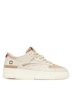 Sneakersy D.A.T.E. Torneo Shiny W431-TO-SH Écru ze sklepu eobuwie.pl w kategorii Buty sportowe damskie - zdjęcie 185675126