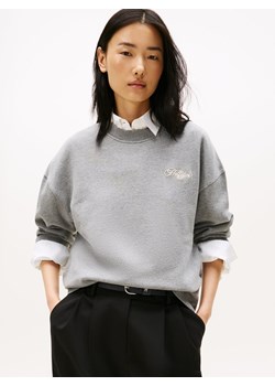 Tommy Hilfiger Bluza damska Kobiety Bawełna szary marmurkowy ze sklepu vangraaf w kategorii Bluzy damskie - zdjęcie 185676835