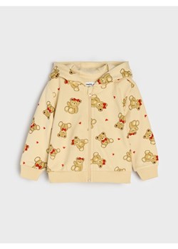 Sinsay - Bluza z kapturem w misie - kremowy - id: 574GK-02X - marki Sinsay - 185677528 Sinsay - Bluza z kapturem w misie - kremowy ze sklepu Sinsay w kategorii Bluzy i swetry - zdjęcie 185677528