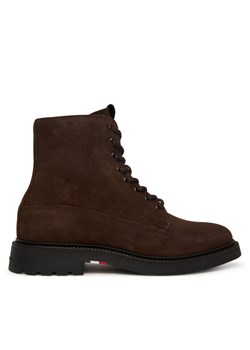 Tommy Hilfiger Kozaki Comfort Lwt FM0FM05594 Brązowy ze sklepu MODIVO w kategorii Buty zimowe męskie - zdjęcie 185679049