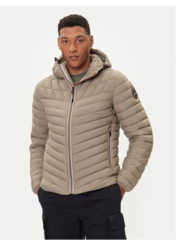 Napapijri Kurtka zimowa A-Lapaz H NP0A4I26 Beżowy Regular Fit ze sklepu MODIVO w kategorii Kurtki męskie - zdjęcie 185679089