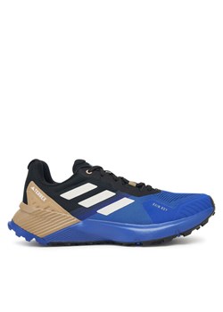 adidas Buty do biegania Terrex Soulstride RAIN.RDY Trail JR7068 Niebieski ze sklepu MODIVO w kategorii Buty sportowe męskie - zdjęcie 185679137