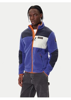Napapijri Polar Yupik NP0A4GNT Niebieski Regular Fit ze sklepu MODIVO w kategorii Bluzy męskie - zdjęcie 185679188